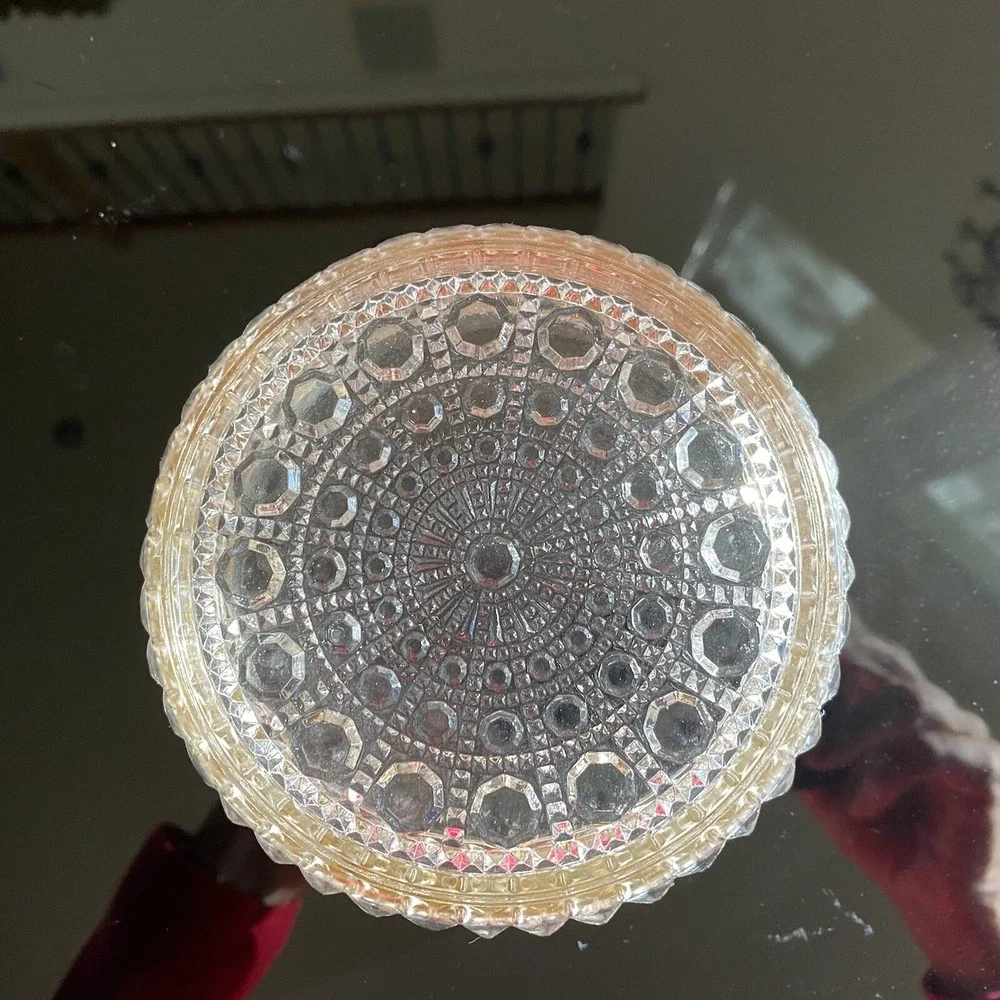 Vintage Crystal‎ Silver Rimmed 5